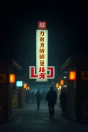 《长夜引擎》杜比视界版海报，夜间公路车灯轨迹
